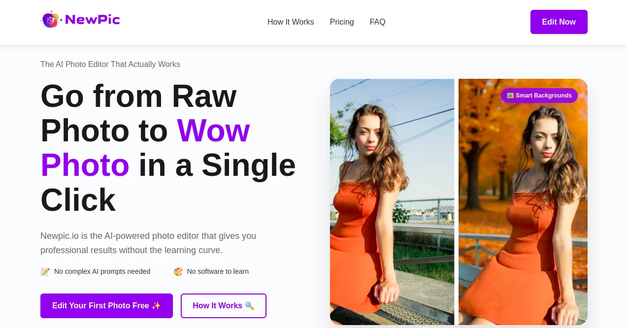 Screenshot of NewPic – An AI tool in the ,AI Photo & Image Generator ,AI Design Generator  category, showcasing its interface and key features.