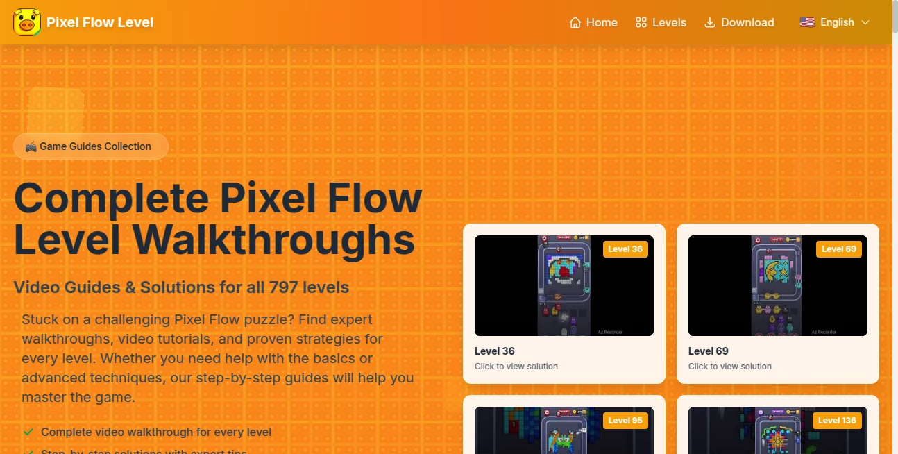 Screenshot of pixel flow guide – An AI tool in the ,Other  category, showcasing its interface and key features.