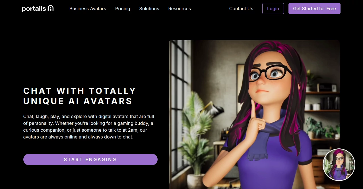 Screenshot of Portalis AI – An AI tool in the ,AI Customer Service Assistant ,AI Chatbot ,AI Character ,AI Education Assistant  category, showcasing its interface and key features.