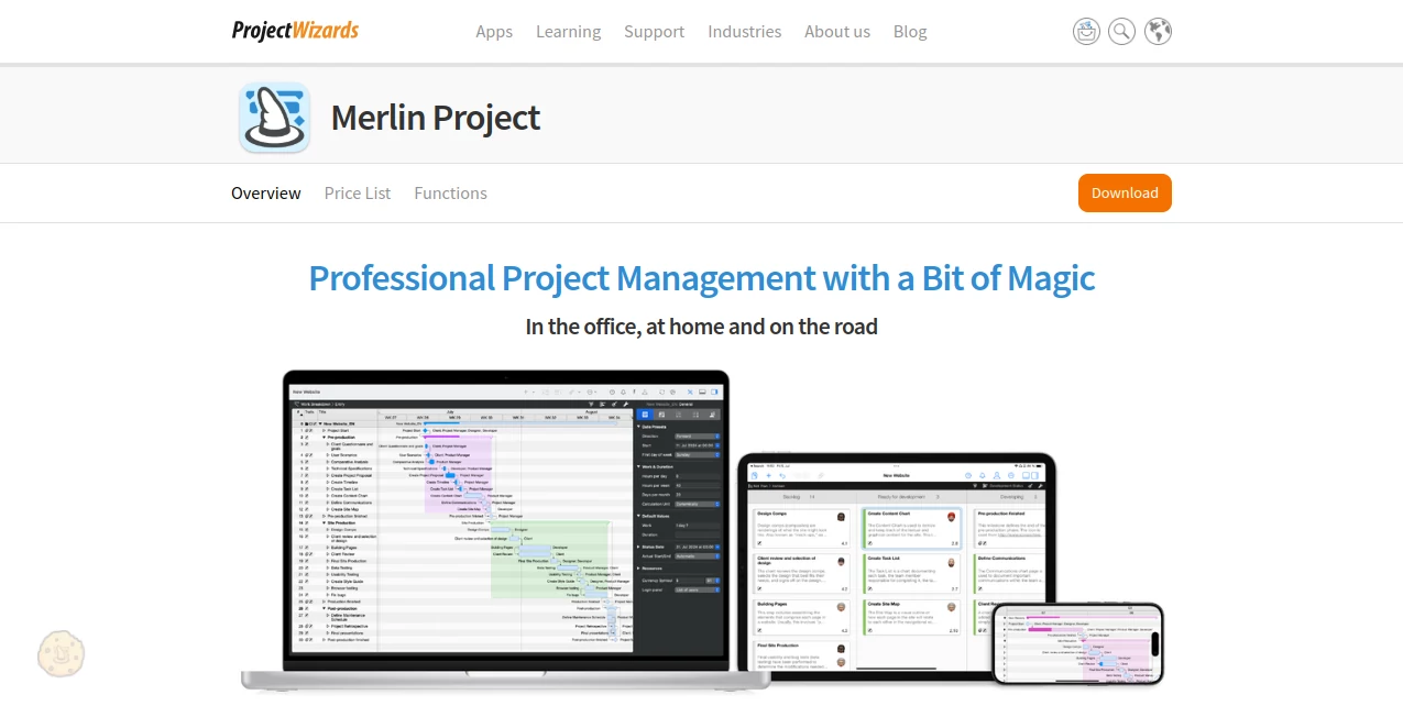 Screenshot of Merlin Project – An AI tool in the ,AI Productivity Tools ,AI Task Management ,AI Workflow Management ,AI Project Management  category, showcasing its interface and key features.