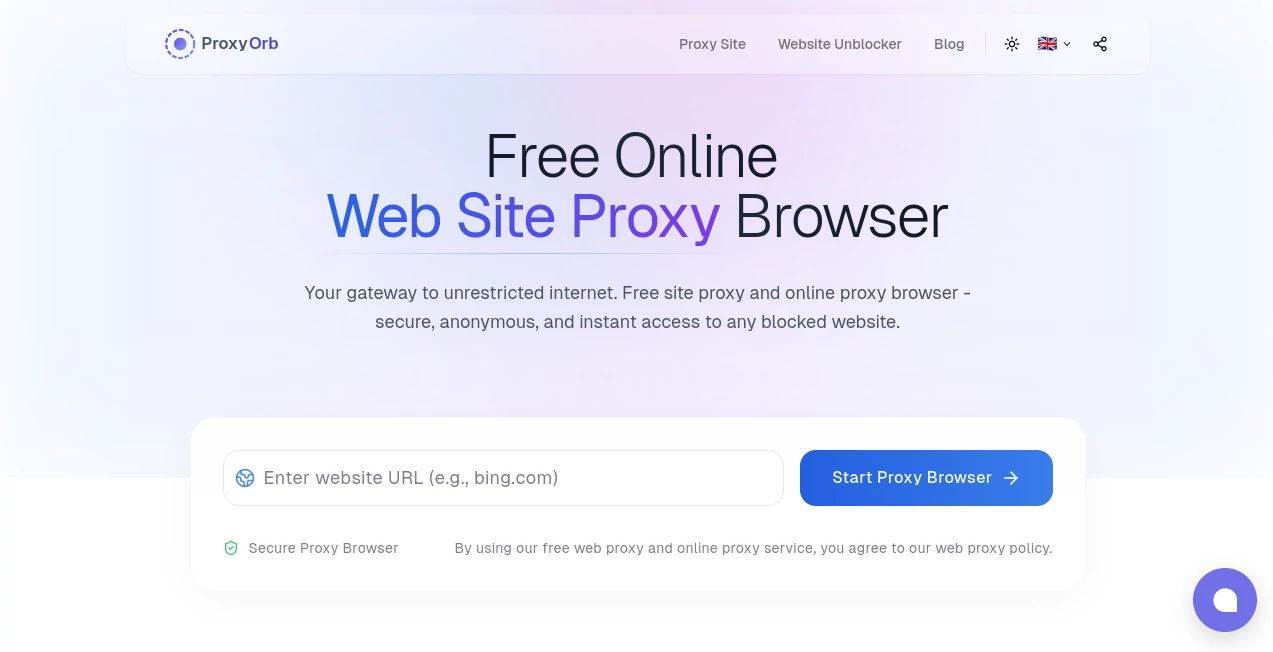 Screenshot of ProxyOrb – An AI tool in the ,AI Data Mining ,AI Developer Tools ,AI Web Scraping ,AI Research Tool  category, showcasing its interface and key features.
