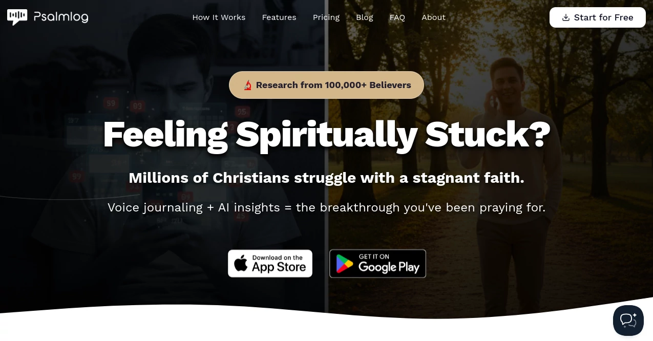Screenshot of Psalmlog – An AI tool in the ,AI Religion  category, showcasing its interface and key features.