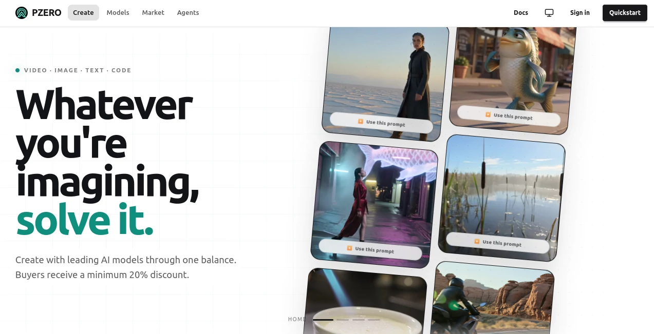 Screenshot of PZERO – An AI tool in the ,AI Video Generator ,AI API Design ,Code & IT ,AI Developer Tools  category, showcasing its interface and key features.