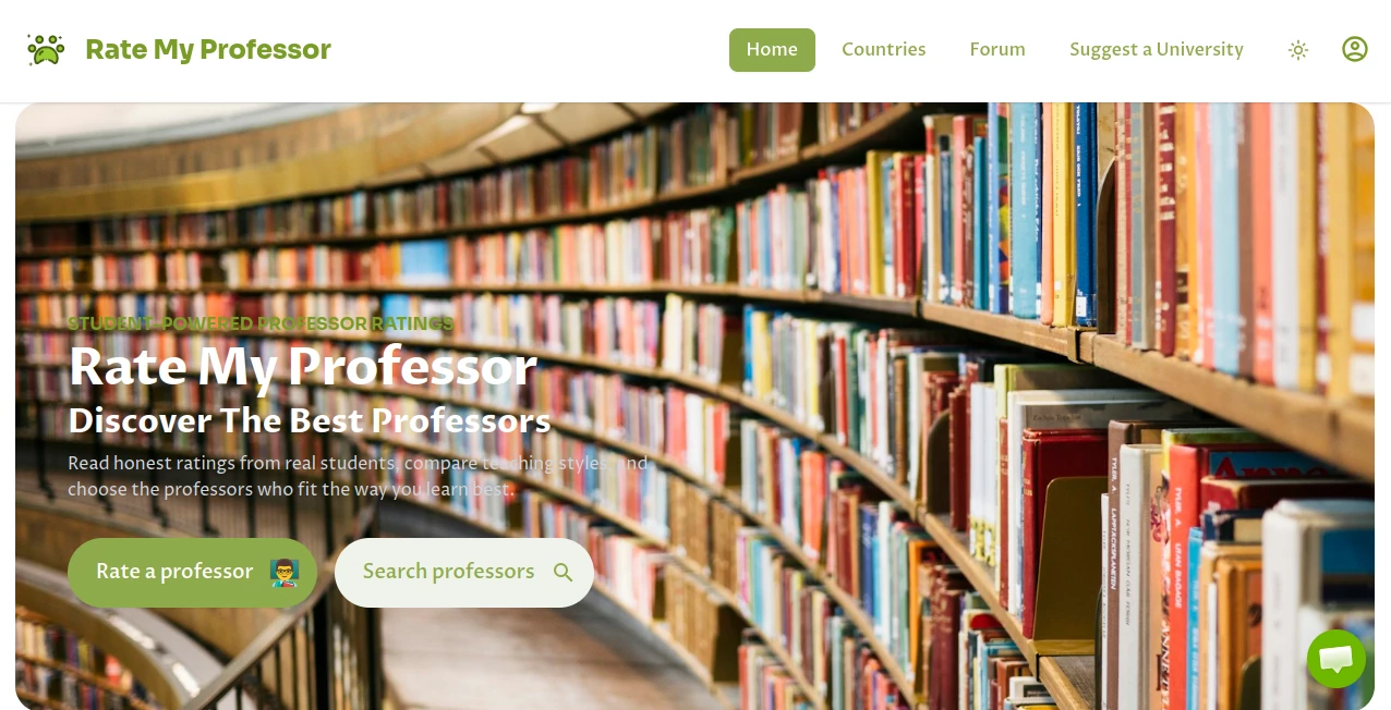 Screenshot of Rate My Professor – An AI tool in the ,AI Research Tool ,AI Knowledge Base ,AI Course ,AI Education Assistant  category, showcasing its interface and key features.