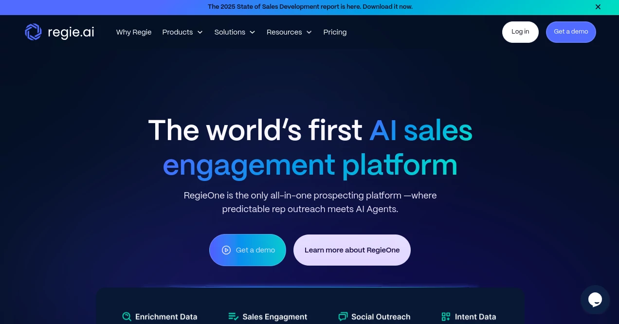 Screenshot of Regie.ai – An AI tool in the ,AI Content Generator ,AI Email Generator ,AI Response Generator ,AI Lead Generation  category, showcasing its interface and key features.
