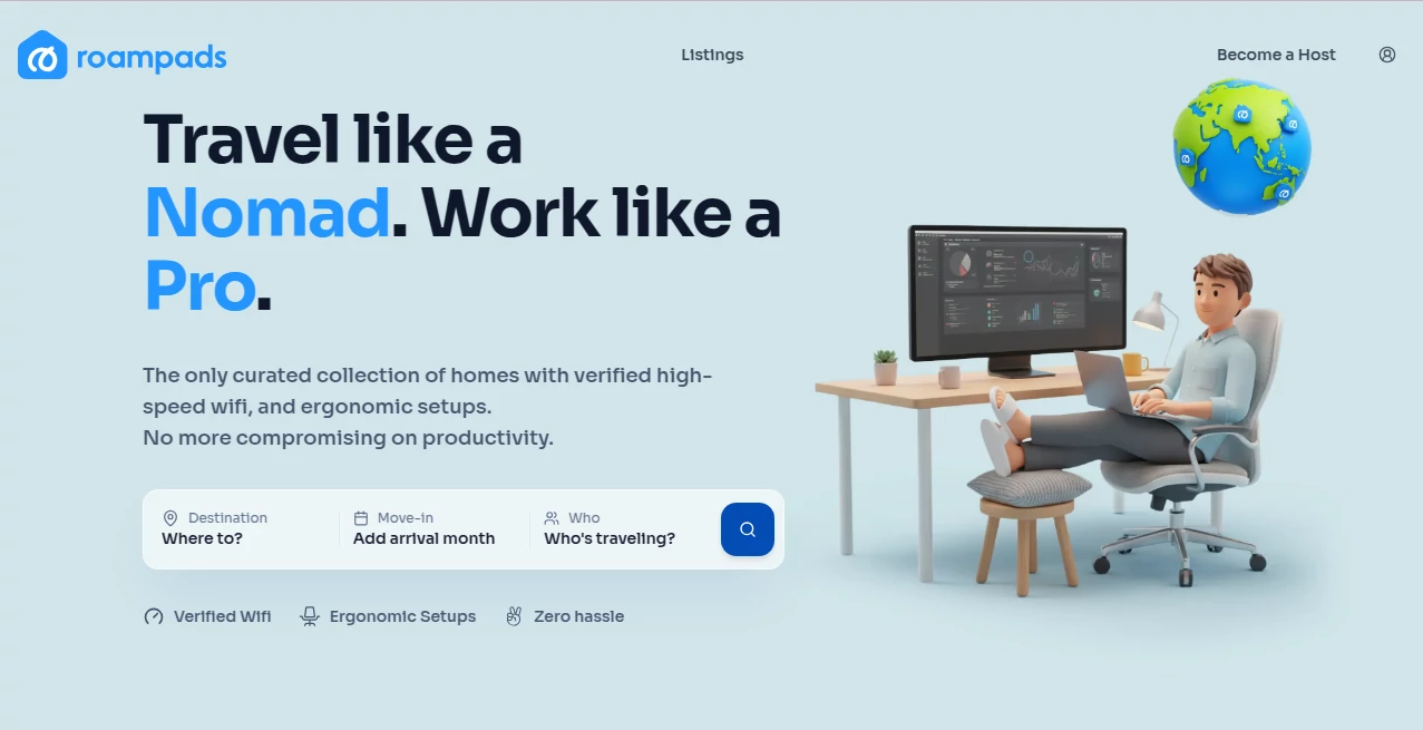 Screenshot of Roampads – An AI tool in the ,AI Knowledge Management ,AI Productivity Tools ,AI Notes Assistant  category, showcasing its interface and key features.