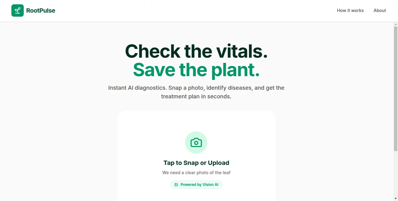 Screenshot of RootPulse – An AI tool in the ,AI Developer Tools ,AI Research Tool ,AI Analytics Assistant  category, showcasing its interface and key features.