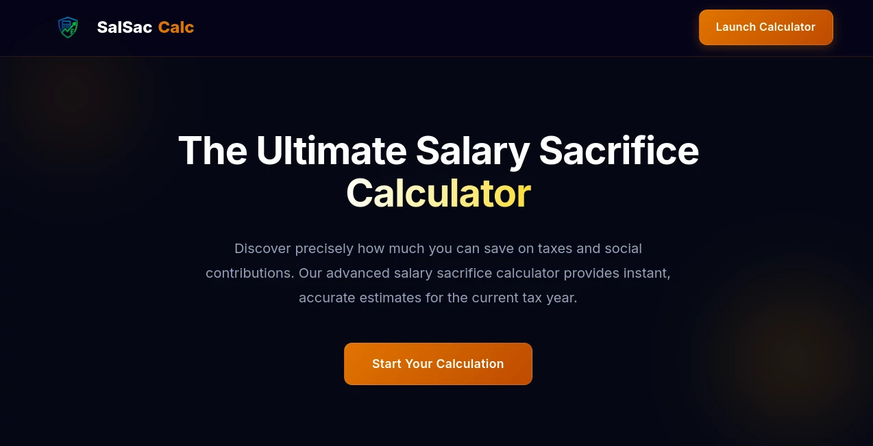 Screenshot of Salary Sacrifice Calculator – An AI tool in the ,AI Accounting Assistant ,AI Research Tool ,AI Tax Assistant ,AI Investing Assistant  category, showcasing its interface and key features.