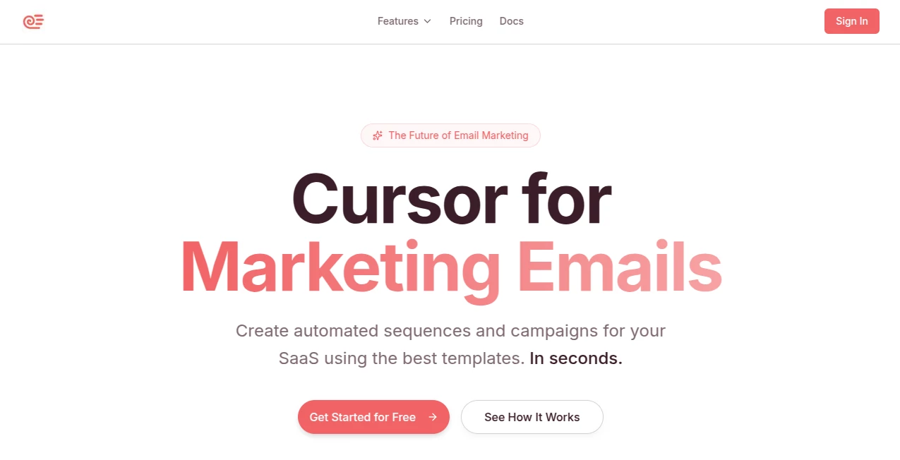 Screenshot of Sequenzy – An AI tool in the ,AI Script Writing ,AI Story Writing ,AI Creative Writing ,AI Video Generator  category, showcasing its interface and key features.
