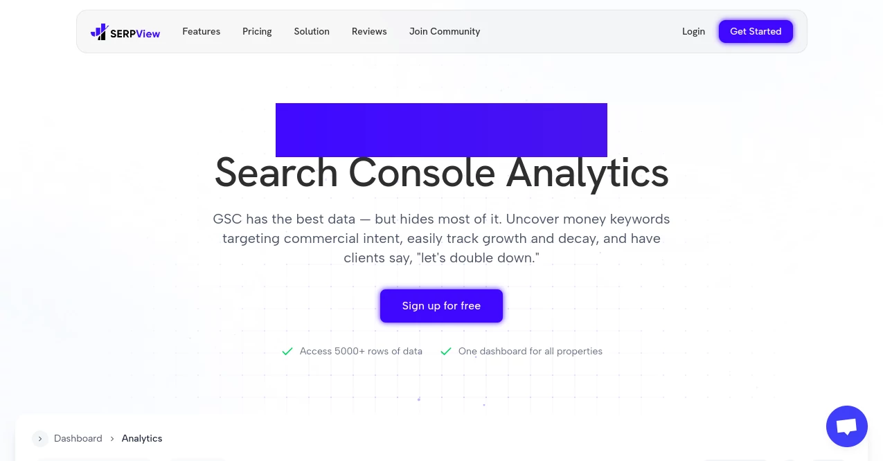 Screenshot of SERPView – An AI tool in the ,AI Research Tool ,AI Analytics Assistant ,AI SEO Assistant ,AI Content Detector  category, showcasing its interface and key features.