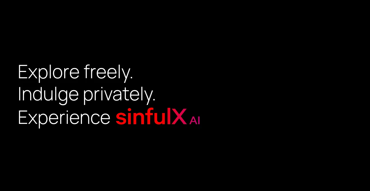 Screenshot of SinfulX.ai – An AI tool in the ,NSFW ,AI Girlfriend  category, showcasing its interface and key features.