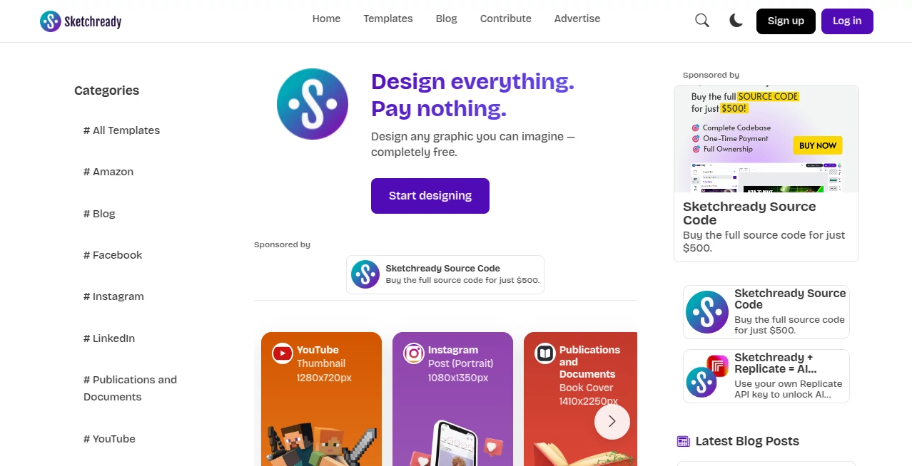 Screenshot of Sketchready – An AI tool in the ,Photo & Image Editor ,AI Image to Image ,AI Design Generator ,AI Graphic Design  category, showcasing its interface and key features.