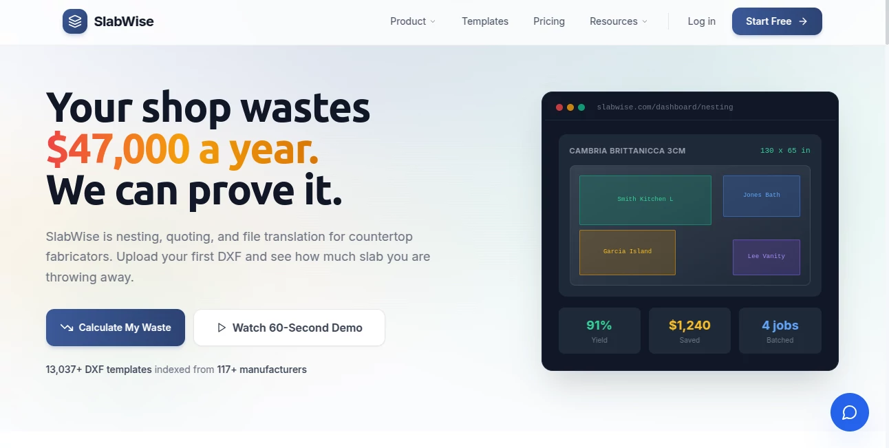 Screenshot of Slab Wise – An AI tool in the ,Photo & Image Editor ,AI Image to Image ,AI Design Generator ,AI Interior & Room Design  category, showcasing its interface and key features.