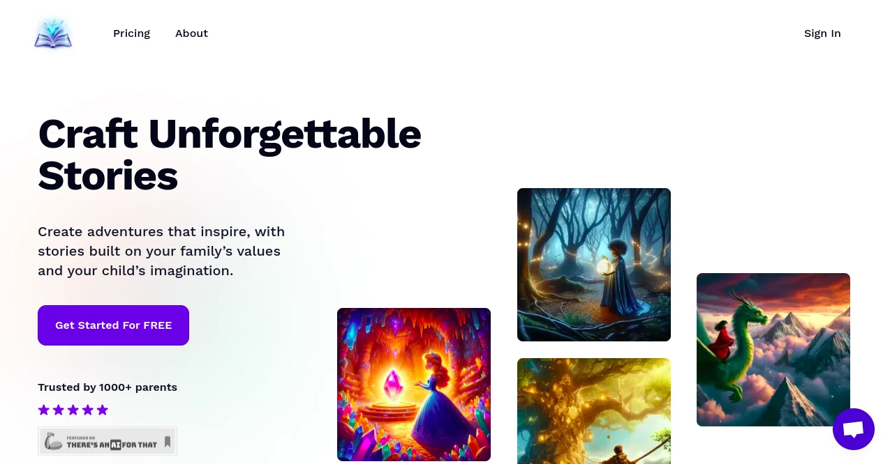 Screenshot of StoryCraftr – An AI tool in the ,AI Story Writing ,AI Creative Writing ,AI Photo & Image Generator  category, showcasing its interface and key features.