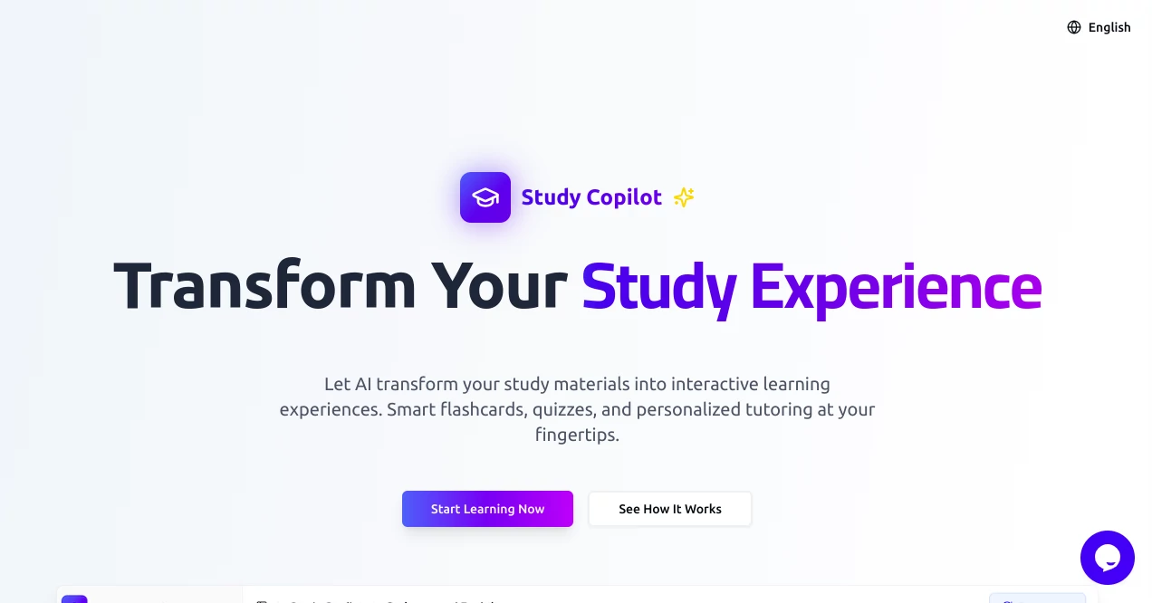 Screenshot of Student Copilot – An AI tool in the ,AI Homework Helper ,AI Tutorial ,AI Course ,AI Quizzes  category, showcasing its interface and key features.