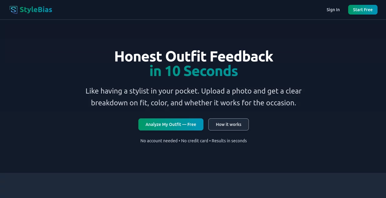Screenshot of StyleBias – An AI tool in the ,AI Writing Assistants ,AI SEO Assistant ,AI Content Detector  category, showcasing its interface and key features.