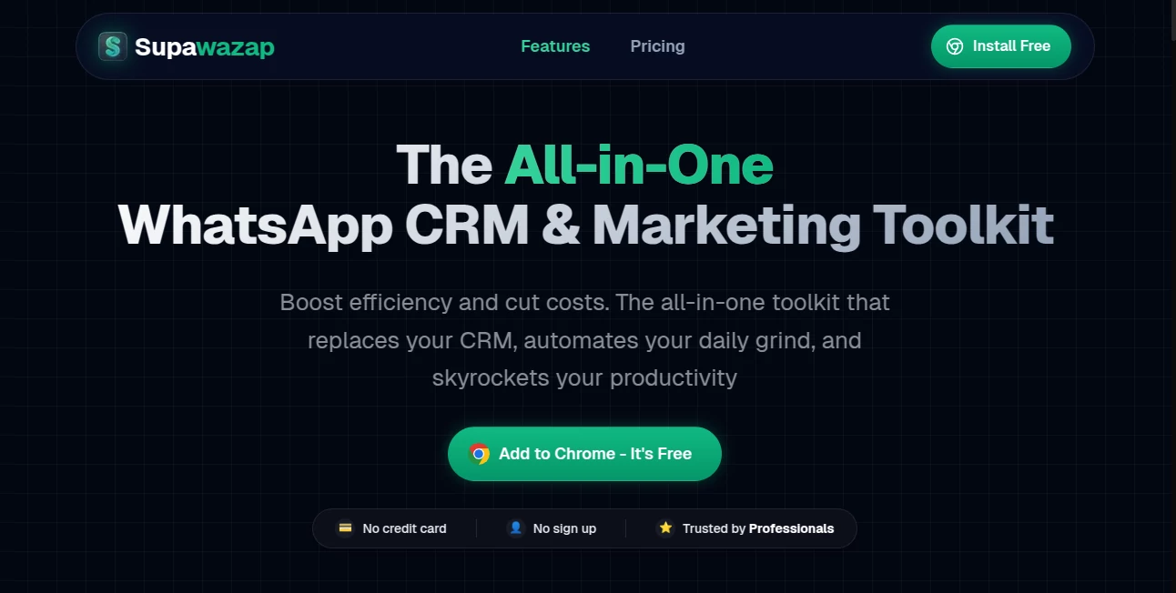 Screenshot of Supawazap – An AI tool in the ,AI Marketing Plan Generator ,AI Chatbot ,AI Customer Service Assistant ,AI Response Generator  category, showcasing its interface and key features.