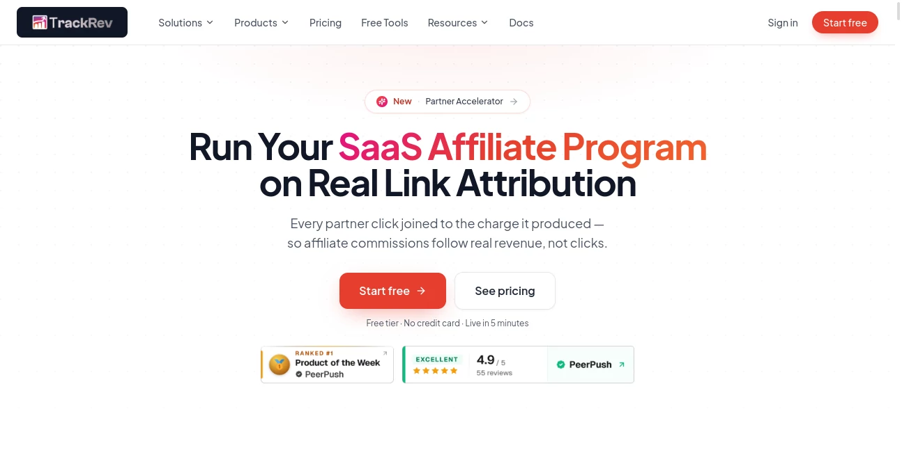 Screenshot of TrackRev – An AI tool in the ,AI Sales Assistant ,AI Analytics Assistant ,AI Email Marketing ,AI Advertising Assistant  category, showcasing its interface and key features.