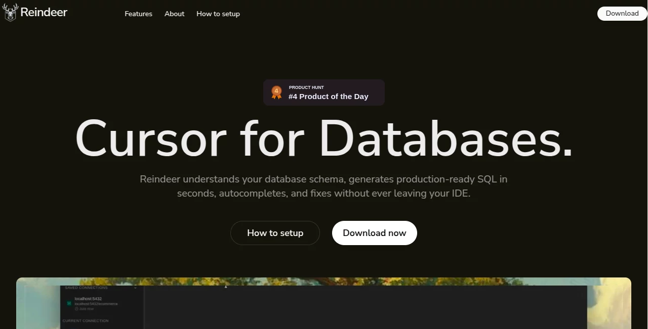 Screenshot of Reindeer – An AI tool in the ,AI Video Editor ,AI Personalized Video Generator ,AI Video Generator ,AI Short Clips Generator  category, showcasing its interface and key features.