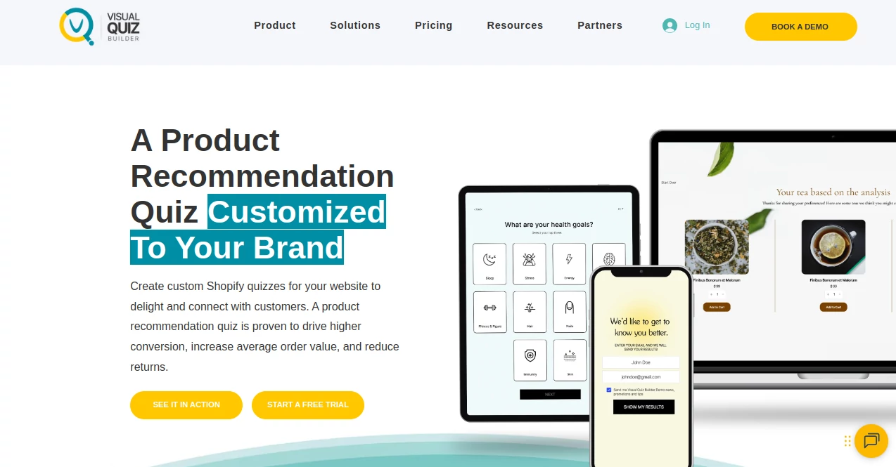 Screenshot of Visual Quiz Builder – An AI tool in the ,AI Content Generator ,AI Marketing Plan Generator ,AI Quizzes ,AI Education Assistant  category, showcasing its interface and key features.
