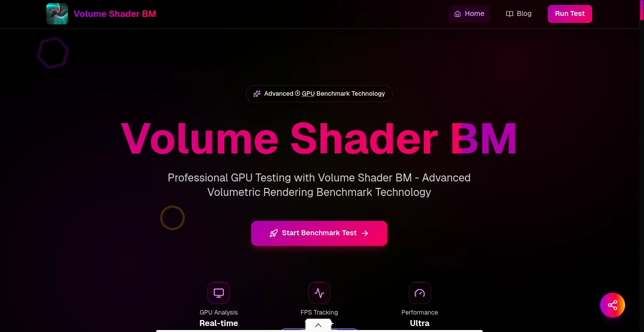 Screenshot of volume shader – An AI tool in the ,AI Diagram Generator ,AI 3D Model Generator ,AI Image to 3D Model  category, showcasing its interface and key features.