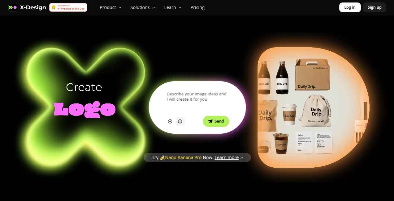 Screenshot of X-Design – An AI tool in the ,AI Logo Generator ,Photo & Image Editor ,AI Poster Generator ,AI Graphic Design  category, showcasing its interface and key features.