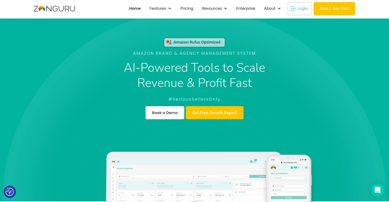 Screenshot of ZonGuru – An AI tool in the ,AI Research Tool  category, showcasing its interface and key features.